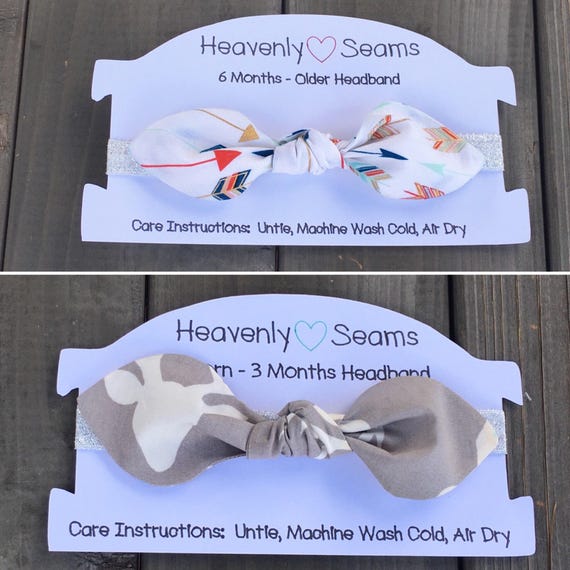Knot Elastic Headband Baby Headband Baby Knot Headbands