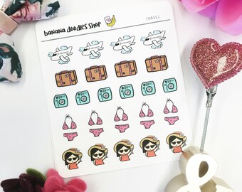 travel plans stickers 14 box planner stickers road trip