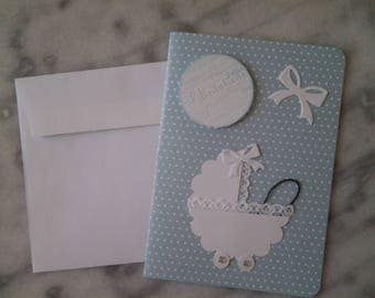 Baby boy congratulations card