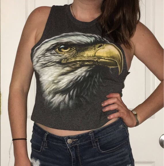 eagles women's crop top