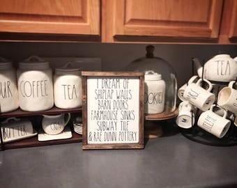 Rae Dunn Farmhouse Sign