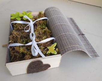Ring bearer for wedding - bamboo box