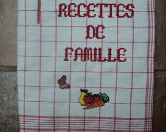 Notebook with his family recipe notebook cover