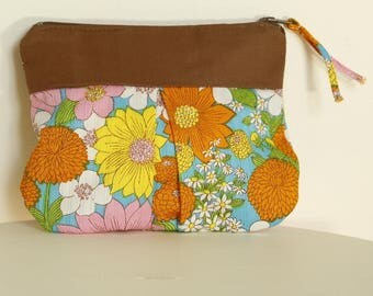 Pochelle / make up Tote cotton zip case