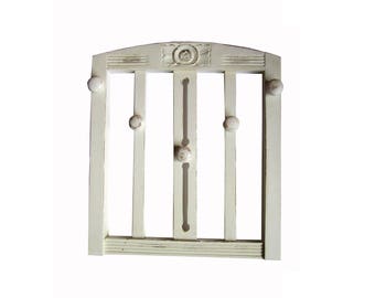 Jewelry holder Chair white art deco