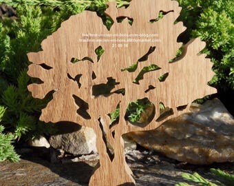 WOODEN tree "Hawthorn" without stand