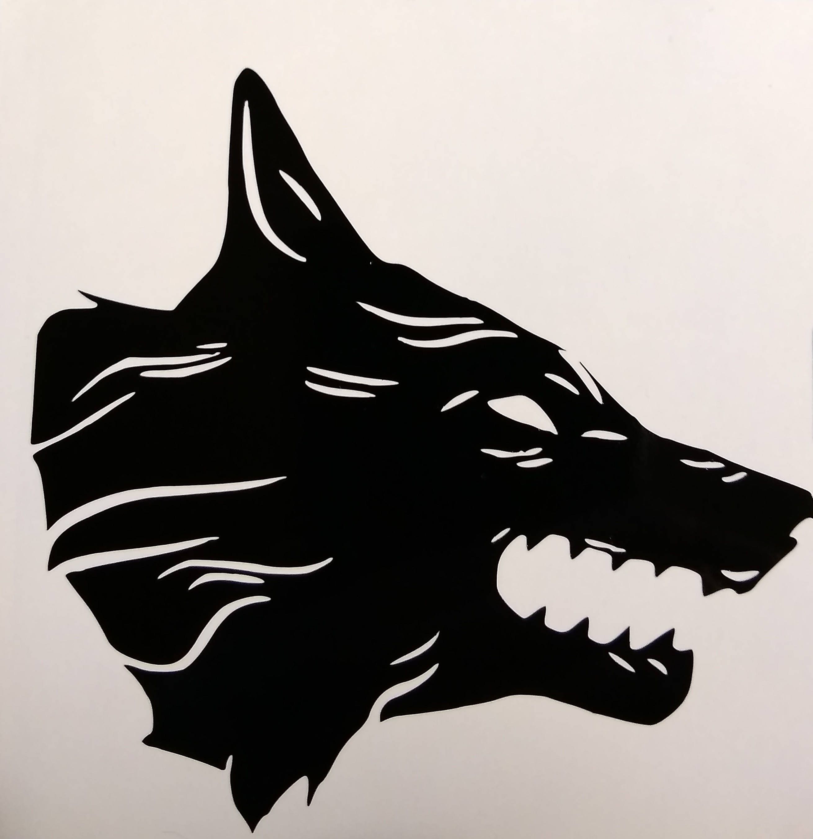 Destiny Iron Banner Wolf Vinyl Decal