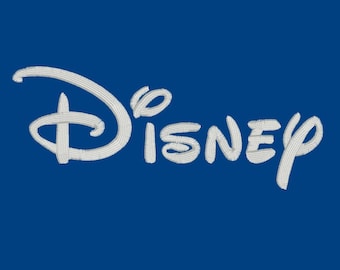 Disney Font, 3 Sizes, Machine Embroidery Font Alphabet DST, EXP, hus, jef, pes, vip, vp3, xxx, bx (1,2,3 Inches)