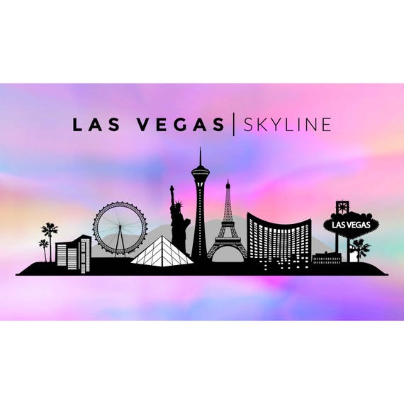 Download Las Vegas SVG, Las Vegas skyline svg, Las Vegas silhouette, Las Vegas city svg, Nevada svg ...