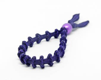 Bunzee Hair Ties | Elastic Hair Ties | Strong Hair Ties | Purple Hair Ties | Adjustable Hair Ties | Hair Tie Bracelets | Strong Hair Bands