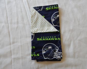 Seahawks baby burp cloths