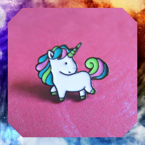 Unicorn Pin Unicorn Enamel Pin Cute Hard Enamel Pin
