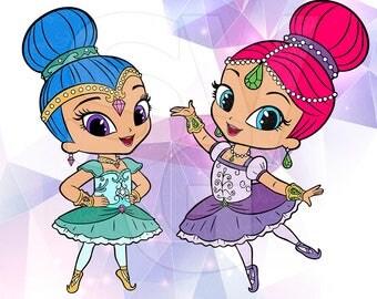 Shimmer shine clip | Etsy