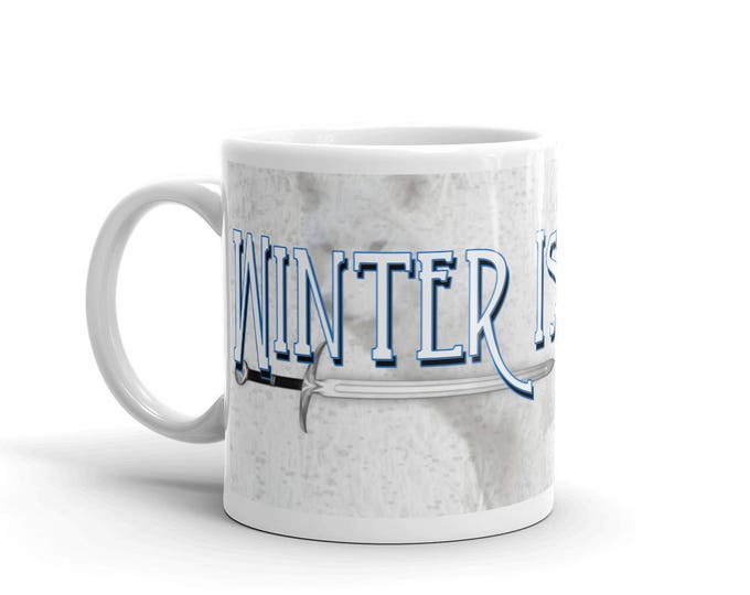 Winter's Coming Mug, Winter Is Coming Mug, Winter Wolf Mug, Wolf Snowfall Mug, Winter Wolf Mug, Great Gift Ideas