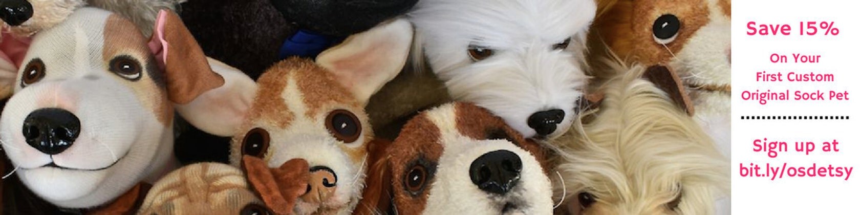 stuffed animal replicas of your pets