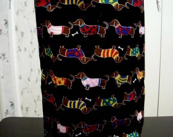 Knitting Project Bag, Tall size, KIP bag, craft bag, spindle bag, knitting supplies,project bag,sock knitting,crochet project bag,hand made
