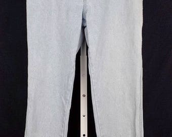 ON SALE High Waist Jeans Light Blue Denim 13/14 M 1980s