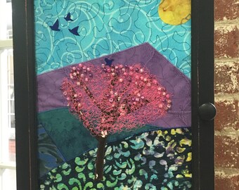 quilted decorative jewelry box