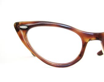 Vintage 50s Cat eye Eyeglasses Sunglasses Bausch & Lomb Frame