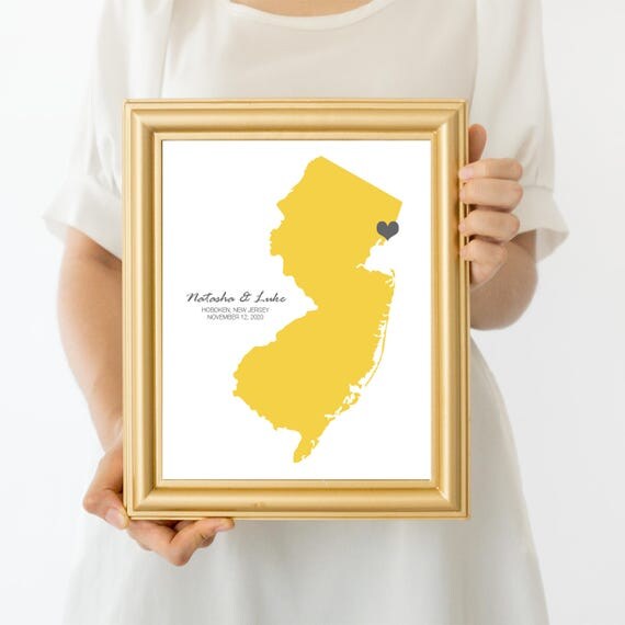 keepsake wedding map ANY LOCATION printable digital custom