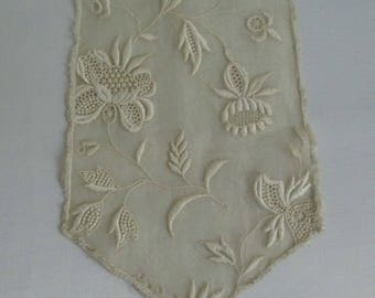 Vintage Organdy Fabric Lace