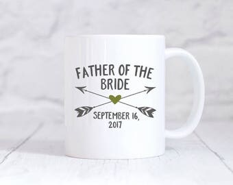 Father of the Bride Gift from Bride Dad Wedding Gift for Dad Wedding Gifts for Father of the Bride Mug Gift from Daughter Mug Arrows