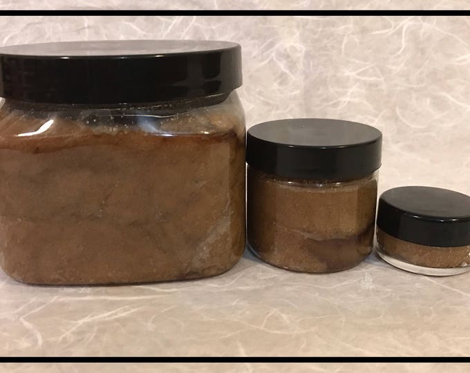 Brown Sugar Body Scrub - Skin Exfoliating Shower Scrub - Organic Body Polish - Home Spa - Gifts for her - Sexy - Holiday Gifts