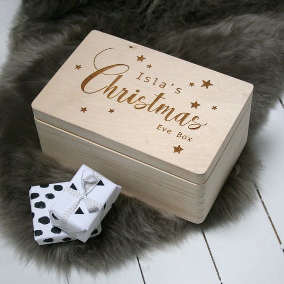 Personalised Large Traditional Christmas Eve Box Christmas