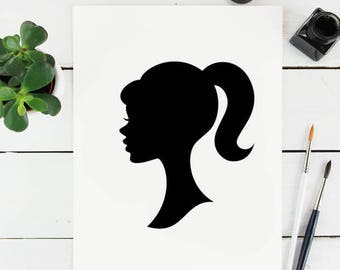 Barbie Silhouette - SVG CUT FILE