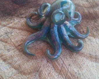 Large Glass Octopus Sculpture