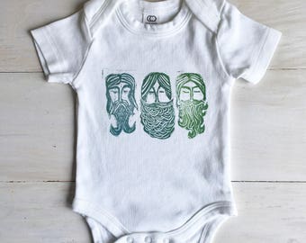 funny baby beard onesie funny baby clothes mustache dady onesie boho retro shower gift idea newborn baby outfit dad hair aqua teal silly 145
