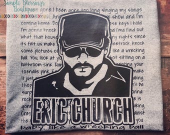 eric church shirts etsy