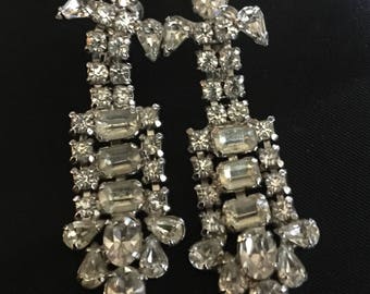 Vintage Rhinestone Earrings