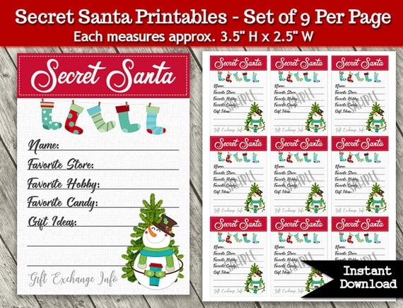 It is a graphic of Satisfactory Secret Santa Cards Printable This is a picture of Satisfactory Secret Santa Cards Printable