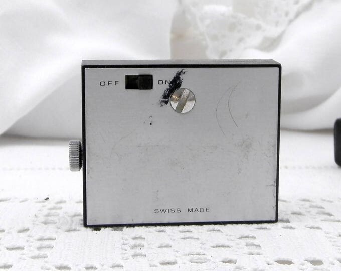 Small Working Vintage Mid Century 1960s Swiss 17 Jewel Mechanical Travel Alarm Clock Miniswiss with Black Case, Wind-up Clock Switzerland Small Working Vintage Mid Century 1960s Swiss 17 Jewel Mechanical Travel Alarm Clock Miniswiss with Black Case, Wind-up Clock Switzerland