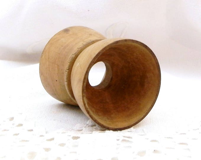 Antique Treen Beech Wood Turned Egg Cup from France, French Country Farmhouse Cottage Kitchen, Rustic Eggcup, Primitive Home Interior Antique Treen Beech Wood Turned Egg Cup from France, French Country Farmhouse Cottage Kitchen, Rustic Eggcup, Primitive Home Interior