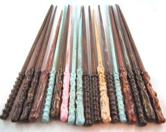 Wooden Wizard Wands - Magical Wooden Wands - party favour - magic roll play - Wizard Prop - Magic Tool - Magic Prop made in Canada
