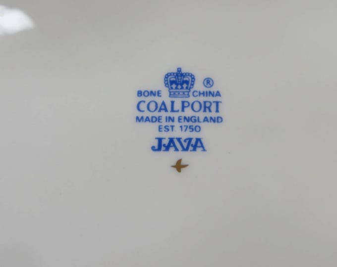 Coalport Java Dinner Plate, English Bone China, Vintage Imari Style Dinnerware, Made in England, Wall Plate