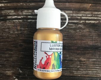 Mayan Gold Metallic Luster Hightlighter Supers Paint by Rolkem 20 Gram