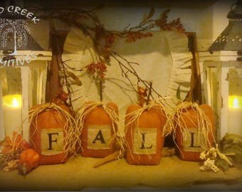 Primitive FALL Pumpkins Set