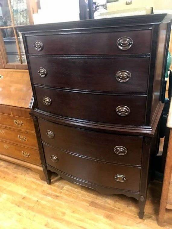 Mahogany Highboy Dresser chest on chest