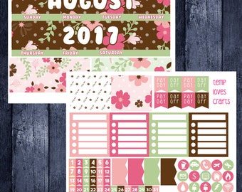 August Monthly Stickers for New Erin Condren Life Planner