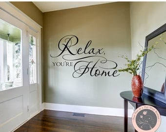 CLEARANCE SALE Home Decor Home Wall Decoration Home Wall Decal Wall Decal Vinyl Wall Decals Living Room Decor Wall Stickers Welcome Entryway