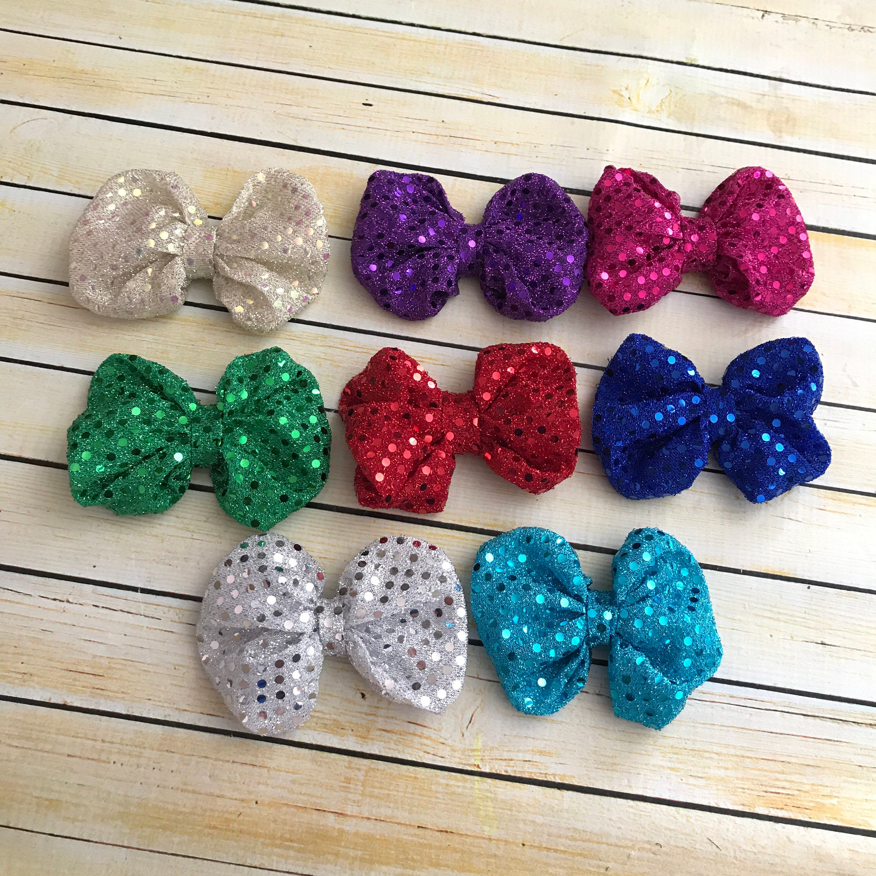 glitter bow baby headband glitter hair bow DIY headband