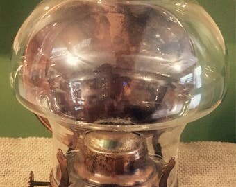 Copper Kerosene Lamp Lantern Hang or Side Table Lamp