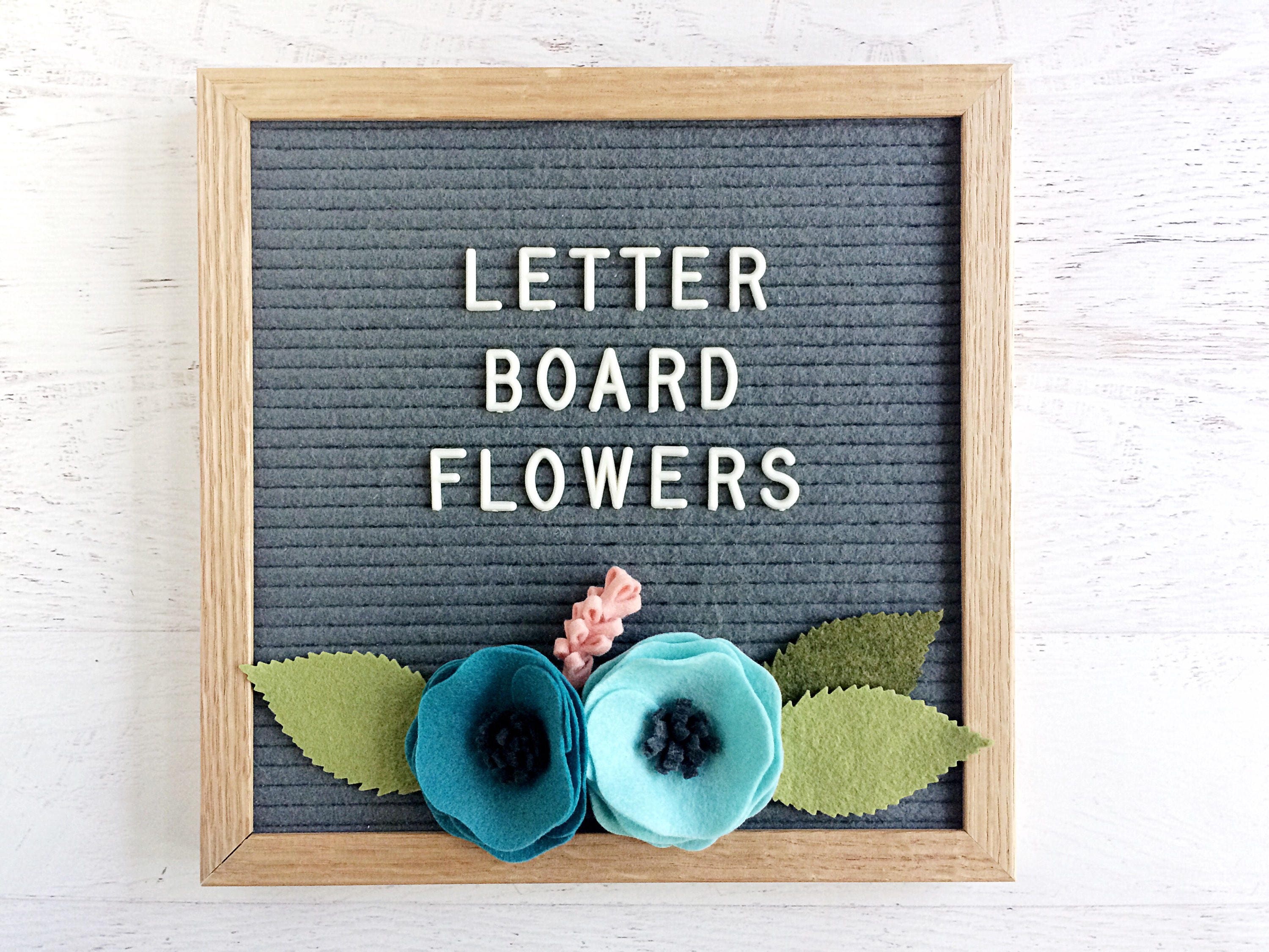 NEW Felt Letter Board Flowers Addons for Felt Letter Boards