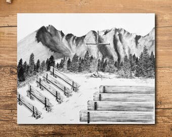 Colorado Art - Mt. Evans Colorado - Colorado Gift - Estes Park Colorado - Colorado Wedding