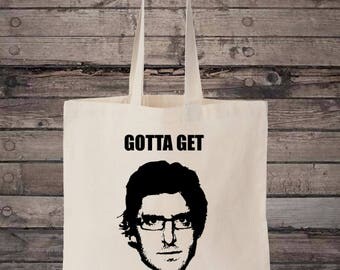 Louis Theroux Get Theroux This Cotton Shopping Tote Bag