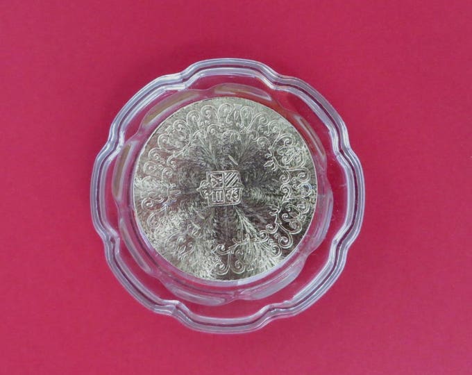 Vintage Marcella Borghese Eye Shadow - 1960s Platinum Oro (Silver) Tone - New Old Stock - Borghese Collector's Eye Makeup