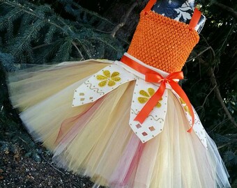 Moana Inspired Tutu Dress (Headband Sold Separately) Moana Dress, Moana Tutu Dress, Moana Outfit, Moana Costume, Moana Birthday